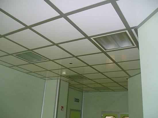 Модульный потолок: виды и конструкции - фото