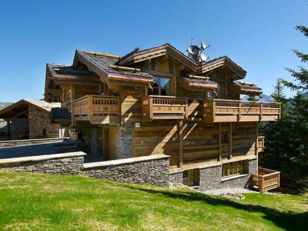 Дома из бруса в стиле Шале: архитектура и материалы - фото