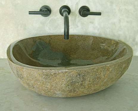 Каменные раковины для кухни и ванной - фото
