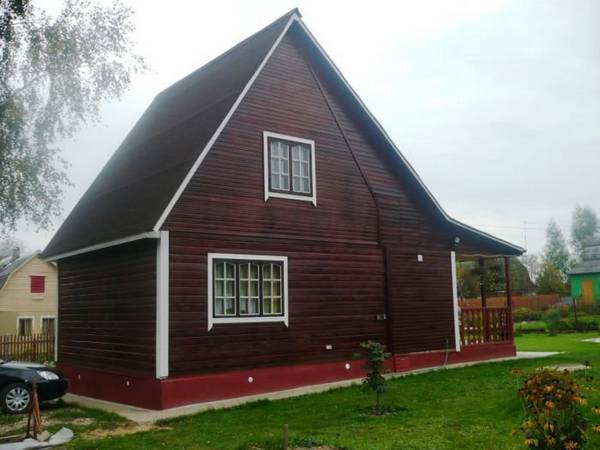 Покраска деревянного дома внутри и снаружи с фото