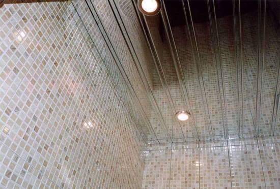 Реечные подвесные алюминиевые потолки - фото