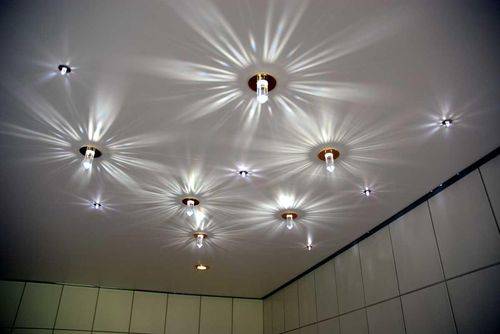 Светодиодные потолочные светильники для натяжных потолков: монтируем своими ... - фото